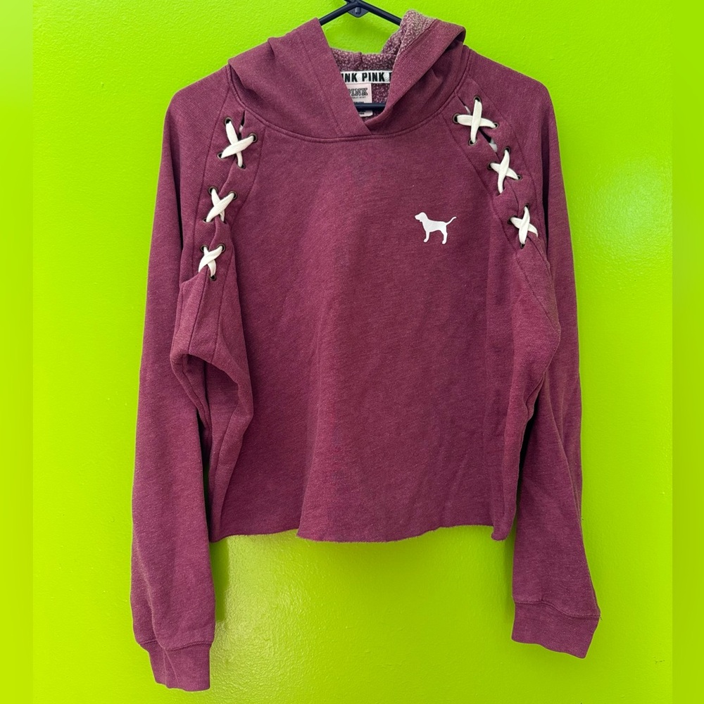 Victoria Secret cropped hoodie size Large